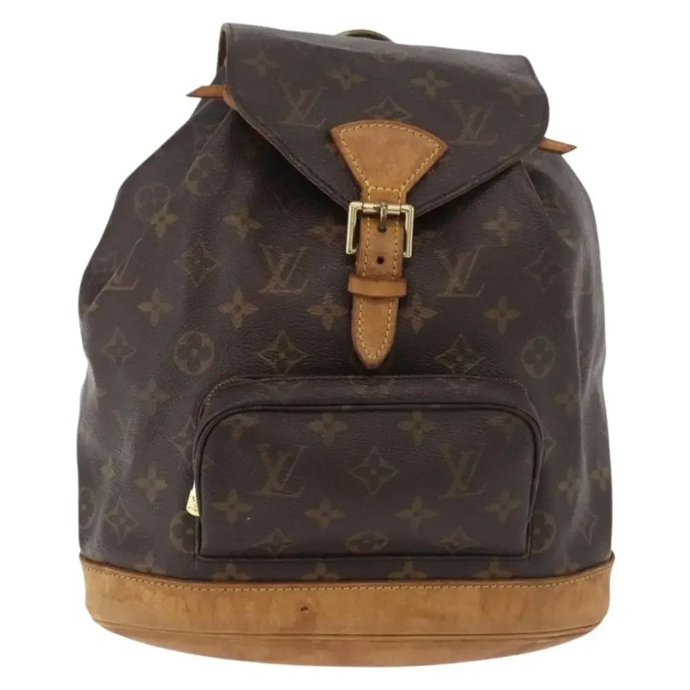 Louis Vuitton Monogram Montsouris MM Backpack Brown